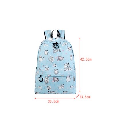 lässig Wasserdichte Frauen Rucksack Blume Druck Mädchen Hochschule Laptop Bookbags Dame Reise Bagpack