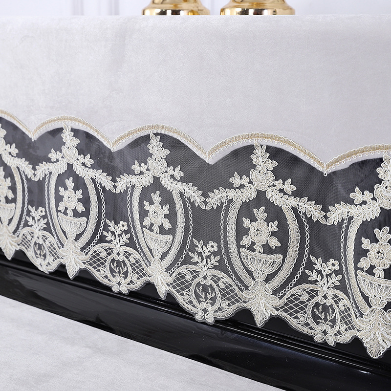 Piano Cover Nordic Dust-proof Half Cover Electronic Piano Cloth Cover Modern Simple Children's Piano Cape Upright Piano Cover