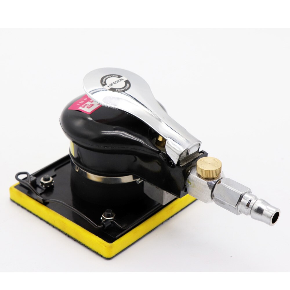 Hifeson pneumatisk luftsliper polerverktøy 100*110 firkantet bilinteriørsete poleringsmaskin tresliper polermaskin