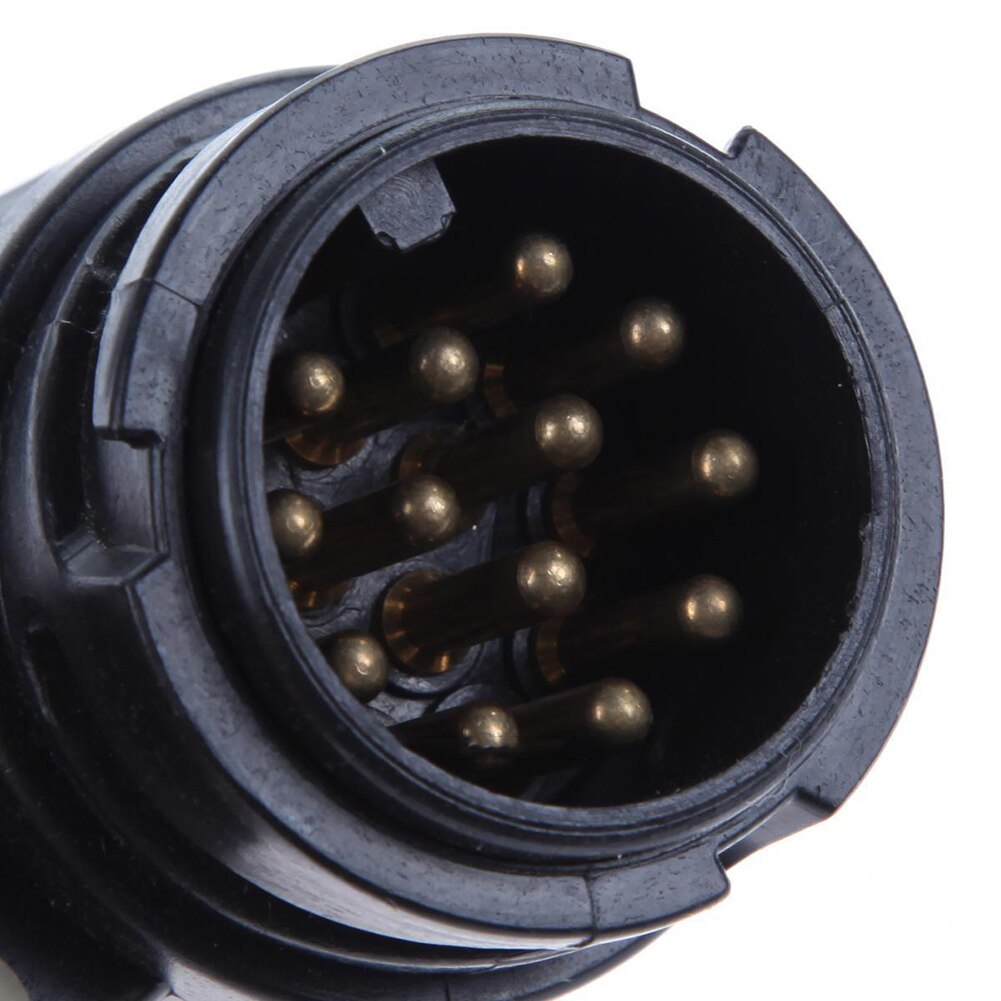 13 Pin Car Vehicle Euro Plastic 12V Caravan Trailer Electric Plug Socket