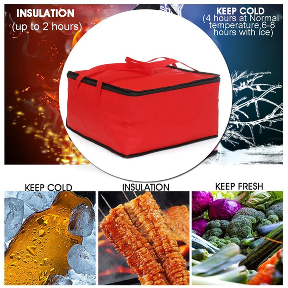 Insulated Bag Waterproof Cooler Bag Insulation Folding Picnic Portable Ice Pack Food Thermal Bag Food Bag Pizza Bag