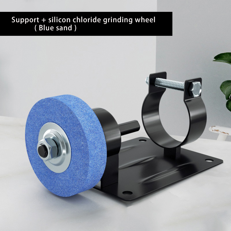 Käsikäyttöinen sähköpora hiomakone hiomakone muuntopään hiomakivet hiomakone kiillotuskiillotushiomalaikka 1 sarja: Sininen