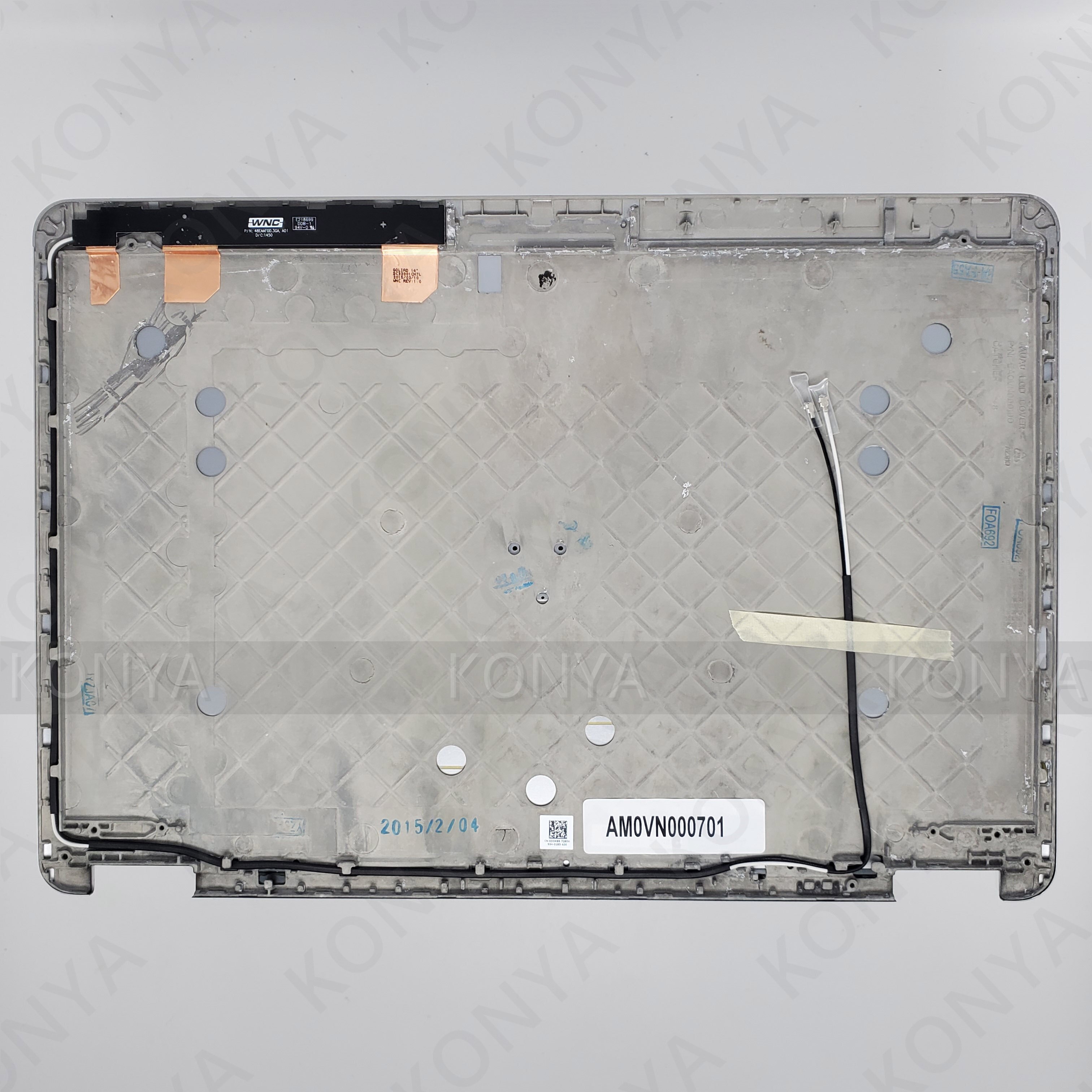 Dell Latitude E7440 Laptop Lcd Back Cover Lid Hinges F9Y55