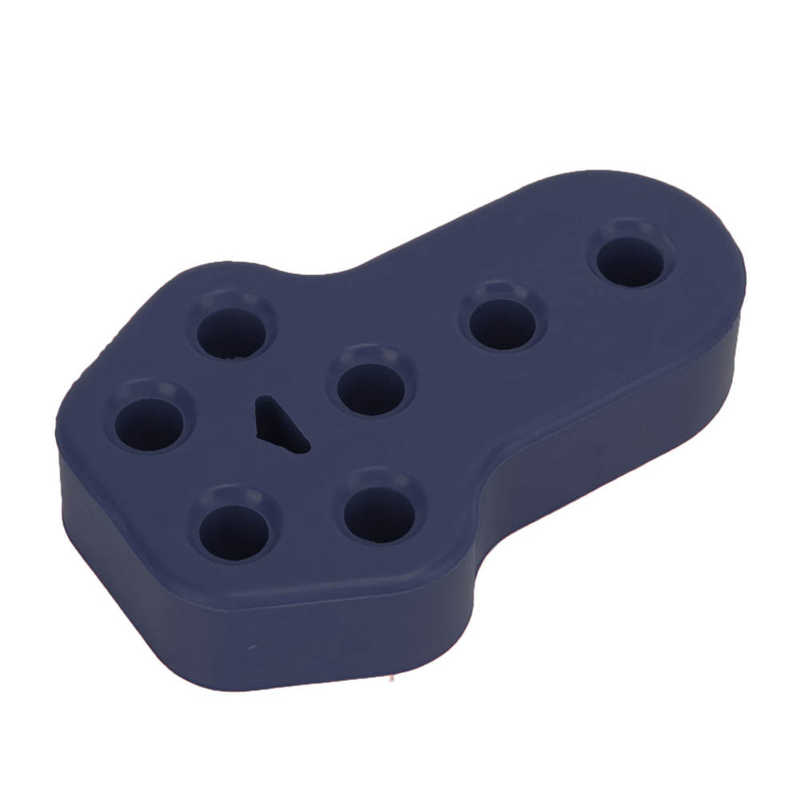 Muffler Rubber Insulator High Temperature Resistant Car Exhaust Hanger Bushing Easy To Install for Chassis for Pipe Bracket: Blue