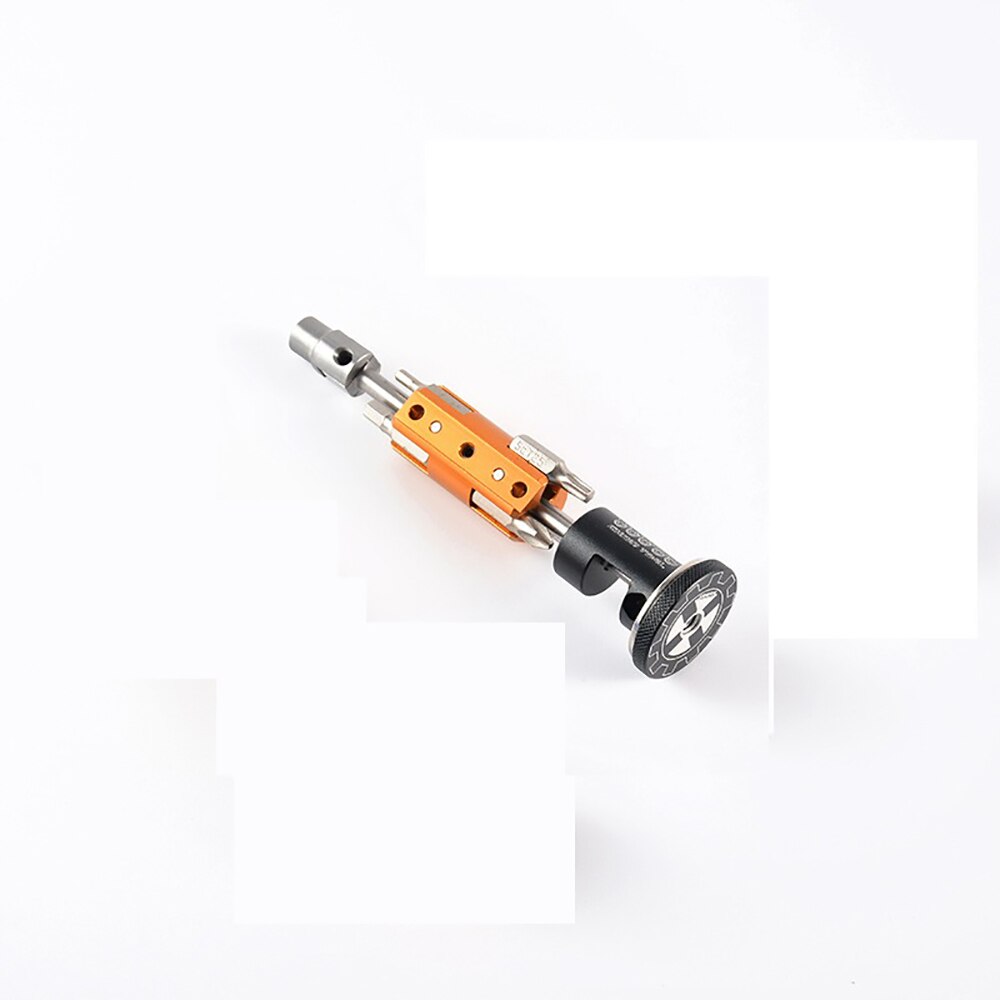 SRWRN Fahrrad Fahrrad Reparatur Werkzeug Aluminium Legierung Multi Schraubendreher 3mm 4mm 5mm 6mm T25 Kreuz Schlüssel schlüssel Berg MTB Werkzeuge Bausatz: Schwarz