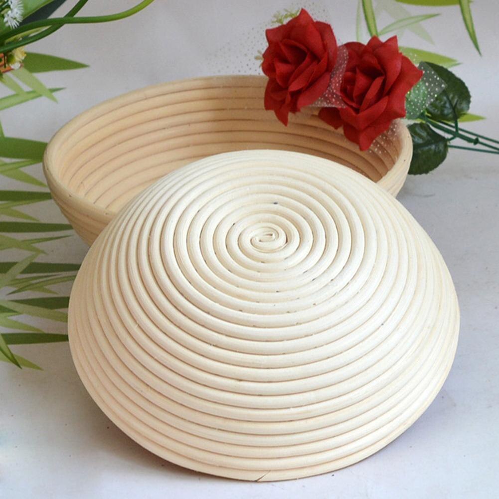 Round Shaped Dough Proofing Basket Rattan Banneton Brotform Bread Fermentation Baskets Bowl Baking kitchen Tools