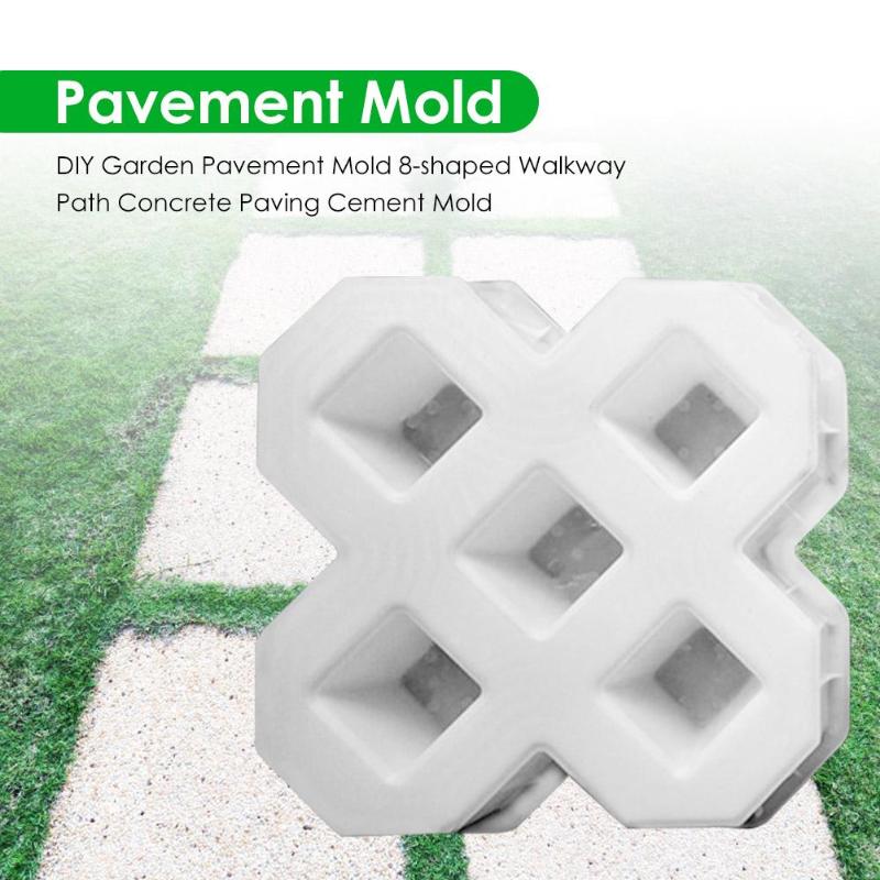 moldes para pavimento delicado sólido DIY jardín patio camino pavimento molde camino pavimentar cemento ladrillo hormigón molde