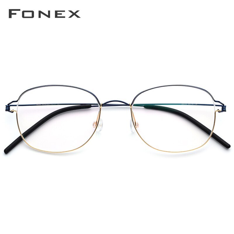 FONEX Titan Legierung Gläser Rahmen Männer Brillen Koreanische Frauen Myopie Optische Rahmen Schraubenlose Brillen 98618