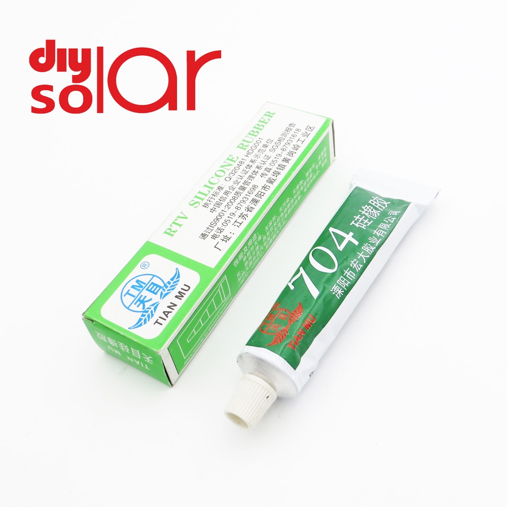 1PC X Silicone Sealant 45ML for waterproof sealant solar panels resistance silicone rubber neutral cure white Junction box