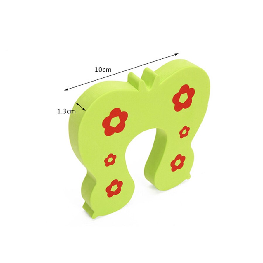 7 unids/lote, tope de seguridad para puerta de bebé, antipellizco, tarjeta de seguridad para bebé, bonito de Animal, protectores de dedos, Flexible,