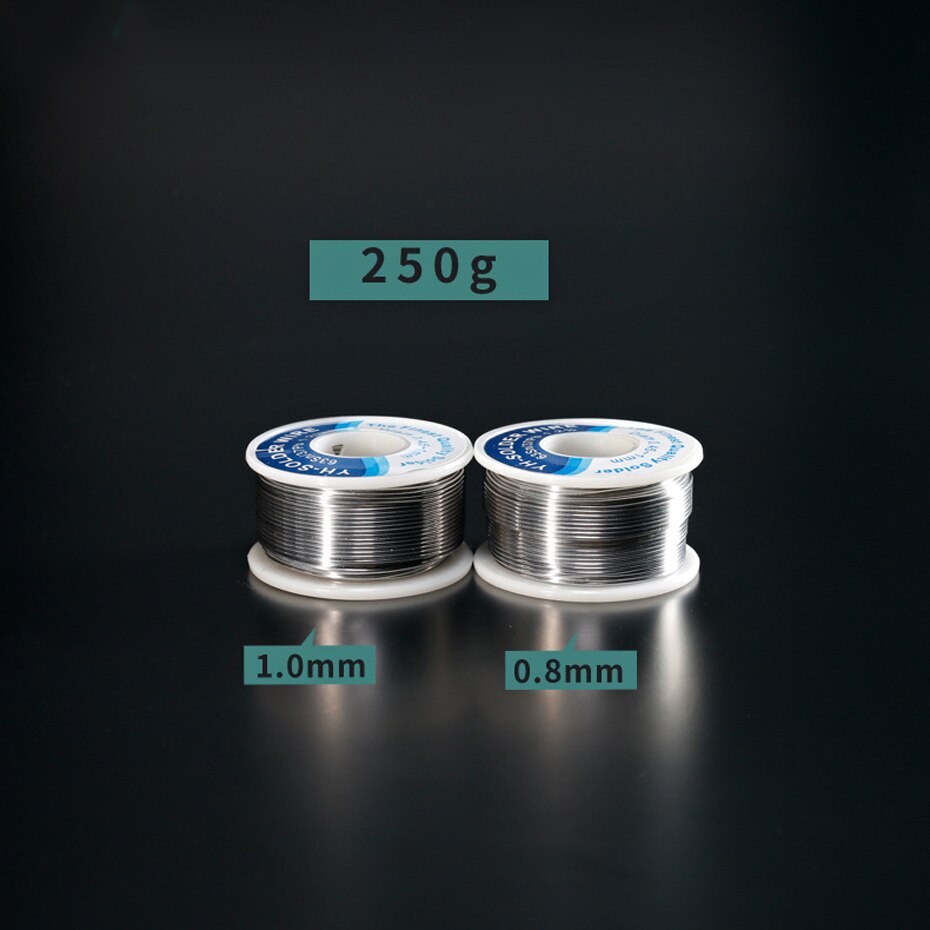 YIHUA Rosin Core Solder Tin Wire Rosin Roll Flux Solder Wire Reel For Electrical Electronics 0.4mm 0.6mm 0.8mm 1mm