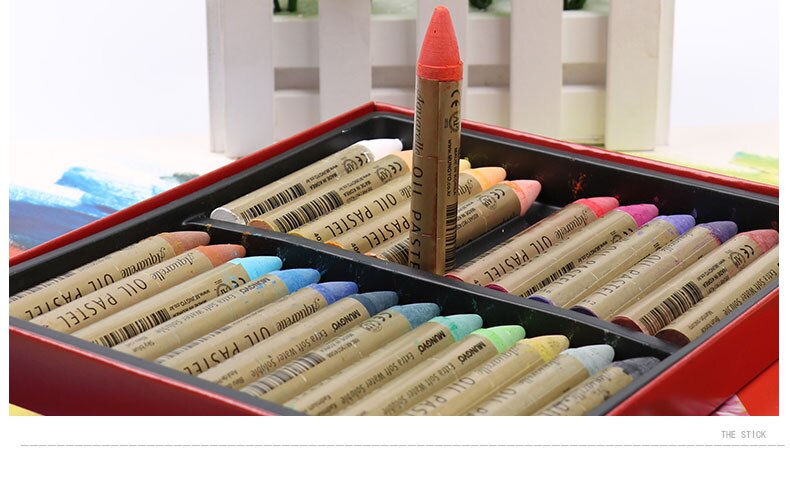 MUNGYO – peinture à dessin artistique, série MAO, pigment très lisse, soluble dans l&#39;eau, Pastel, 12/24 couleurs