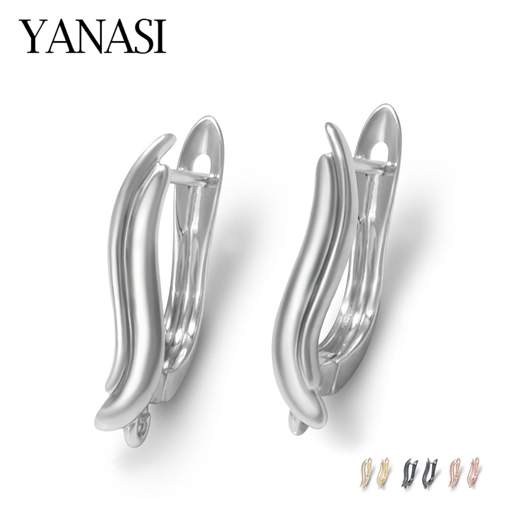 DIY Basic Schwenzy Material 14k Gold /Sliver Color Fasteners Earwire Earring Hooks Accessories For Woman Earrings Making