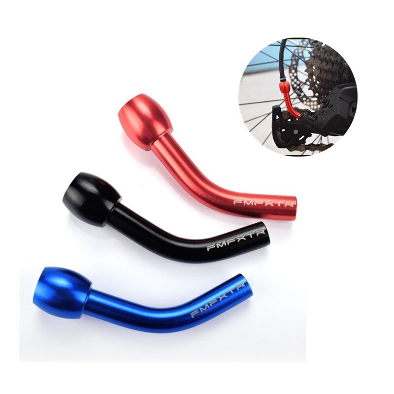 2/4pz bicicletta deragliatore posteriore tubo MTB gomito cavo in lega di alluminio prolunga accessori per biciclette accessori nero/rosso/blu