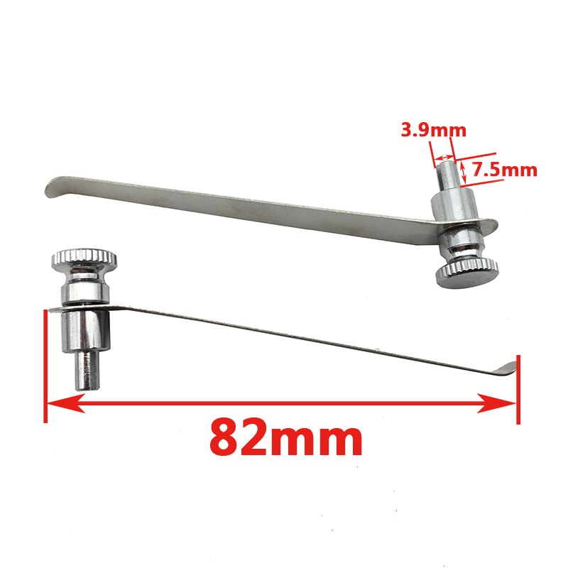 2 Stck Mikroskop Bühne Clip Sonde Presser Biologische Stereo Mikroskop Zubehör: 8.2cm