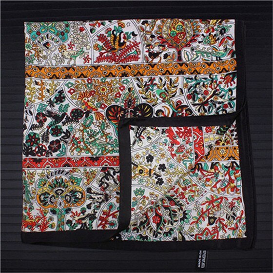 Van Gogh Oil Painting Square Scarves Silk Scarf Bandanna Women Scarf Head Neck Tie Band Neckerchief: 18