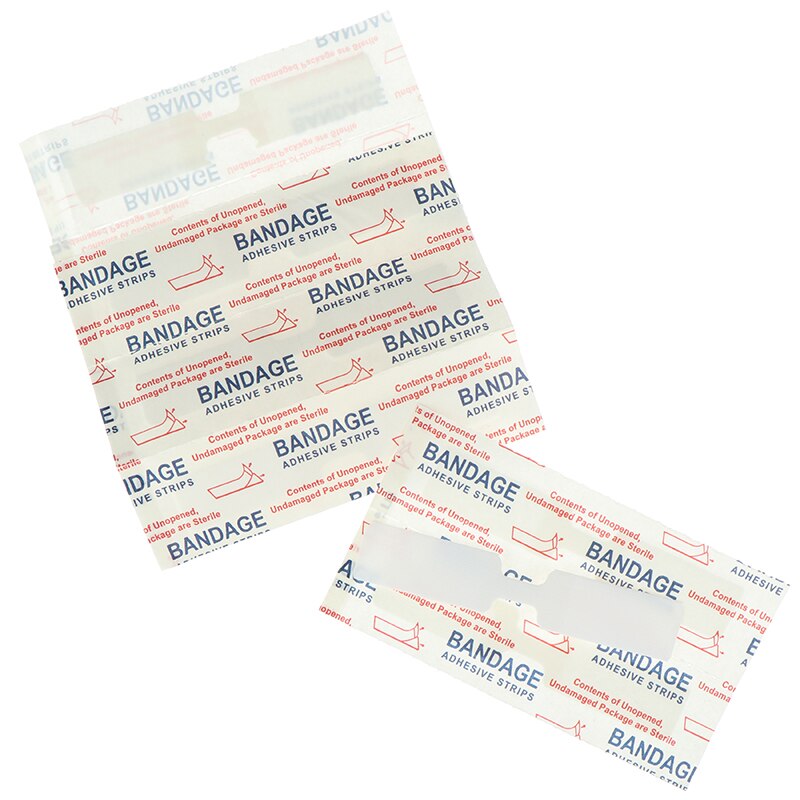 10pcs/pack Adhesive Bandages Waterproof Band Aid Butterfly Adhesive Wound Closure Band Aid Emergency Kit 70x12mm