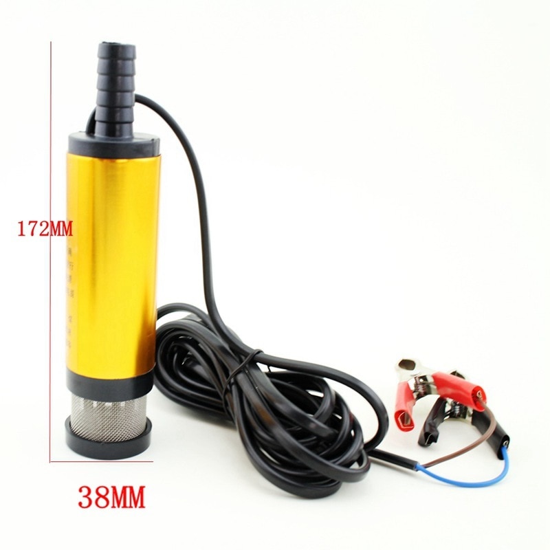 Oil Transfer Pump Electric 12V 24V Diameter 38MM Aluminium Alloy Diese Submersible Pump
