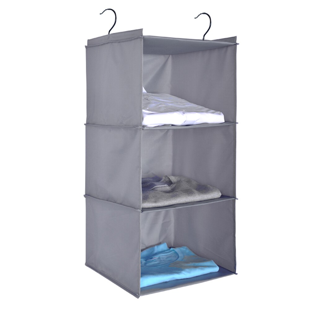 Wardrobe Storage Bag 3/4/6-layer Drawer Box Hanging Clothes Holder Organizer Kids Clothes Shoes Storage Shelf: 3 Layers
