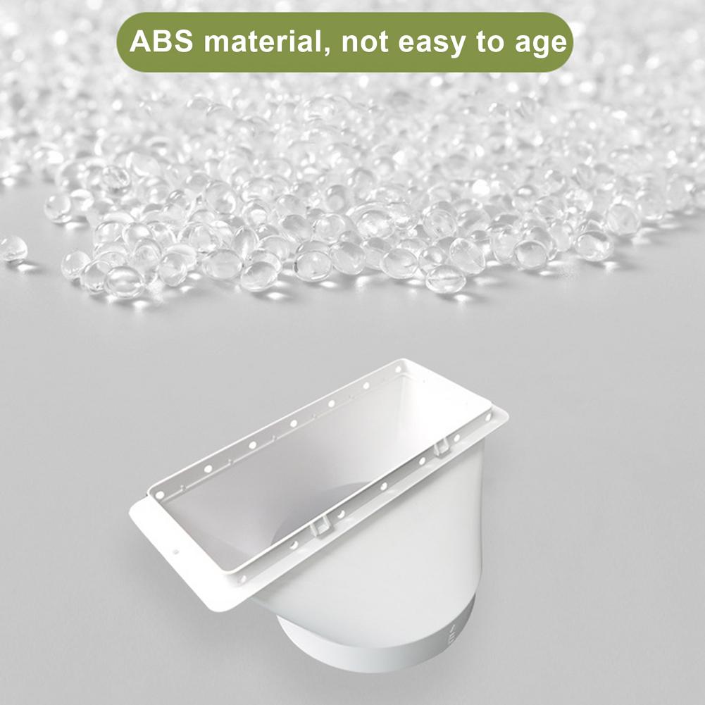 Portable Air Conditioner Window Adapter Exhaust Hose Connector Flat Mouth Interface For 5.1in Diameter Hose Air Conditioner