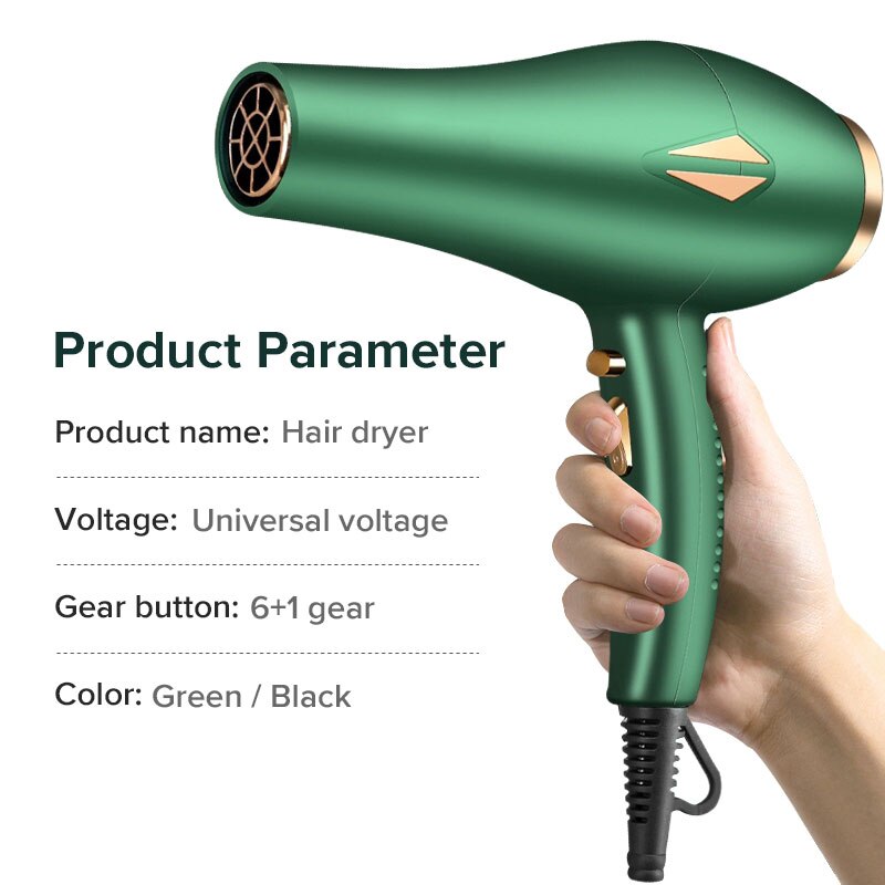 Hair Dryer Strong Power Barber Salon Styling Tools /Cold Air Blow Dryer for Salons and Household Hair Care