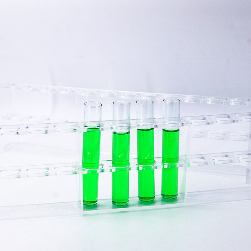 Plexiglass Test Tube Rack 12 6 hole Single Row Laboratory For 25ml Clear Centrifugal Test Tube