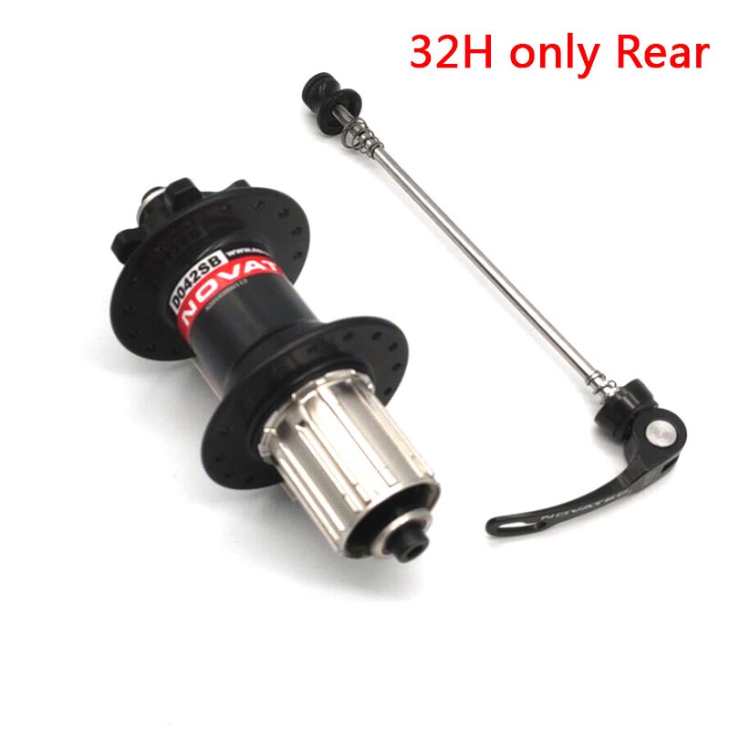 Novatec hub D041SB D042SB disc card brake MTB mountain bike hub bearing bicycle hubs 24 28 32 36 Holes 24h 28h 32h 36h 6 colors: 32holes black rear