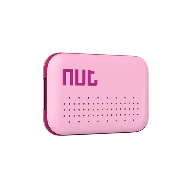 Mini localisateur intelligent sans fil Bluetooth, Original Nut, traceur d'étiquette, alarme de rappel de perte, localisateur GPS pour portefeuille d'enfant: pink