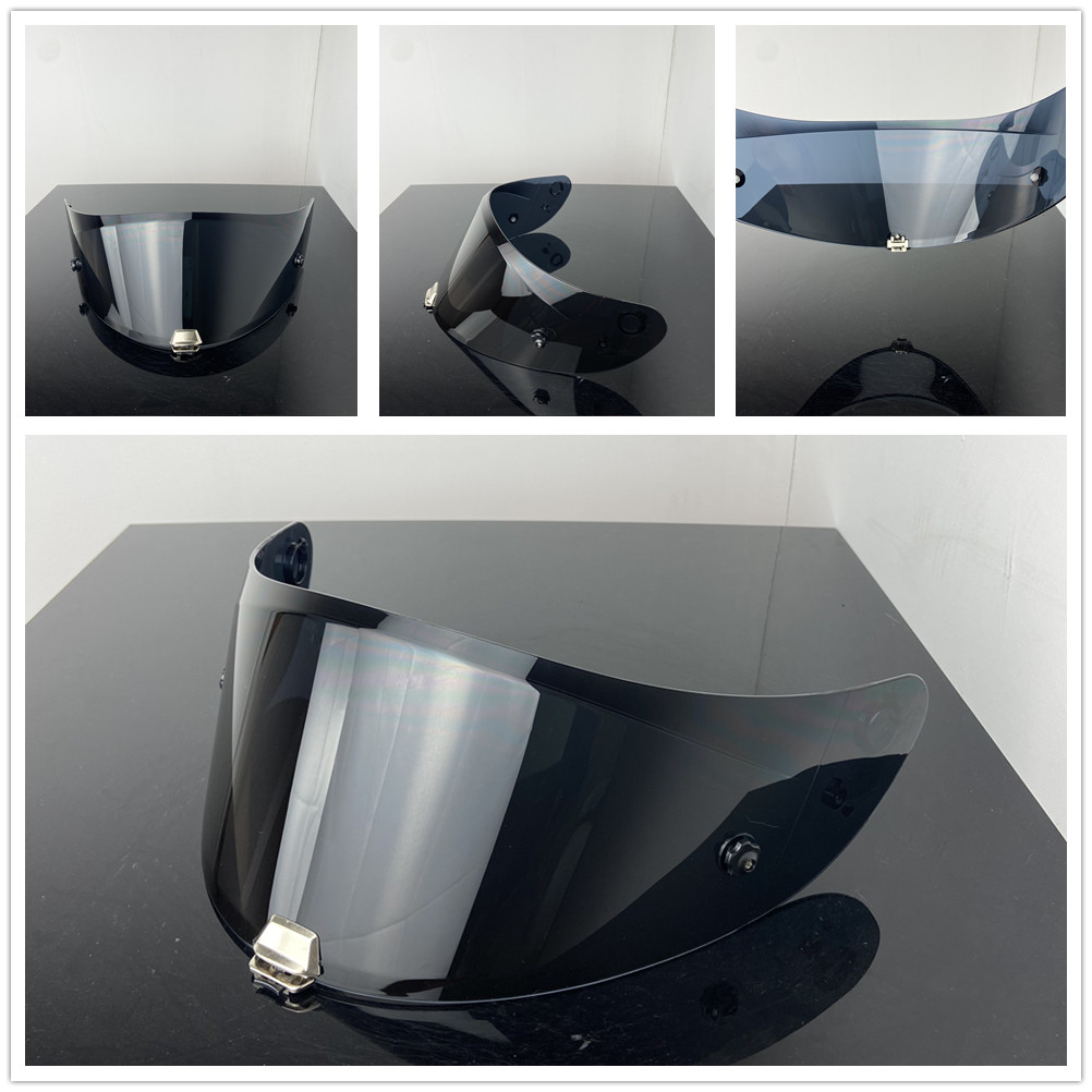 Visière Rpha11 pour HJC HJ26 Rpha 70, Anti-poussière, coupe-vent, protection solaire, casque galvanisé, Film de protection faciale, Anti-buée: Black