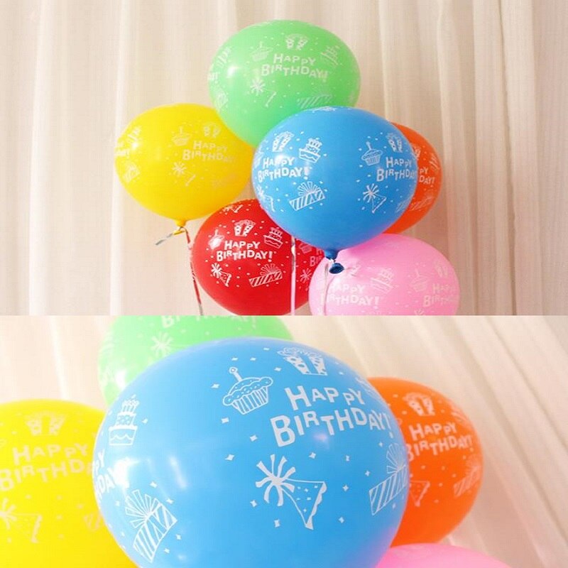 30 stks/partij Gelukkige Verjaardag Partij Decoratie Opblaasbare Air Ballons Ballen voor Kinderen Grote Latex Romantische Ronde Ballonnen Halloween