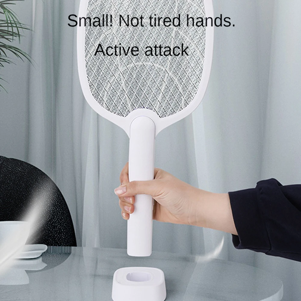 Muggen Killer Lamp USB Oplaadbare Elektrische Opvouwbare Muggen Killer Racket Vliegenmepper Repellent Lamp Zapper Insecten Racket
