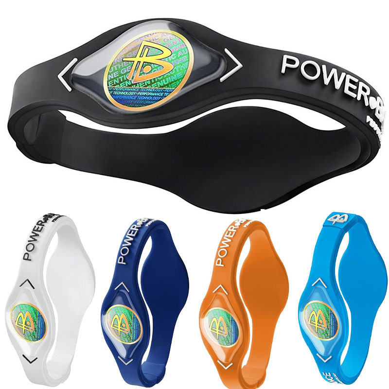 Power Energy Hologram Bracelet for Men Sport Wristbands Balance Ion Magnetic Therapy Women Silicone Band