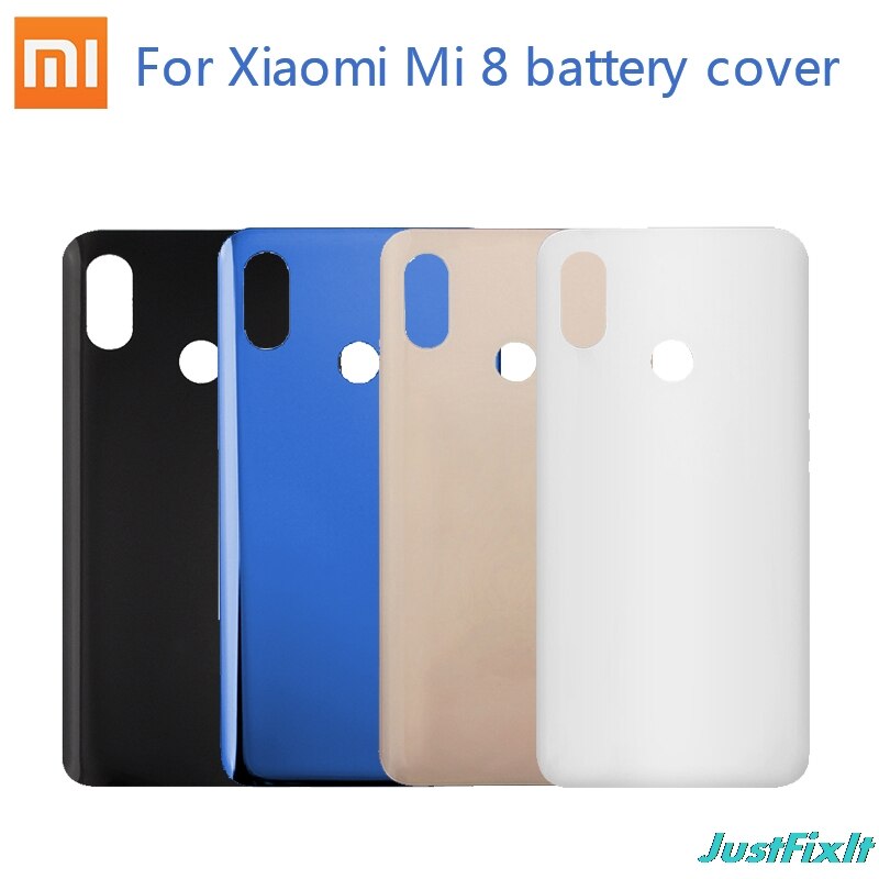 Originele Batterij Cover Voor Xiao Mi Mi 8 Back Glass Cover Back Door Vervanging Voor Mi 8 Batterij Cover Case, achter Behuizing Cover