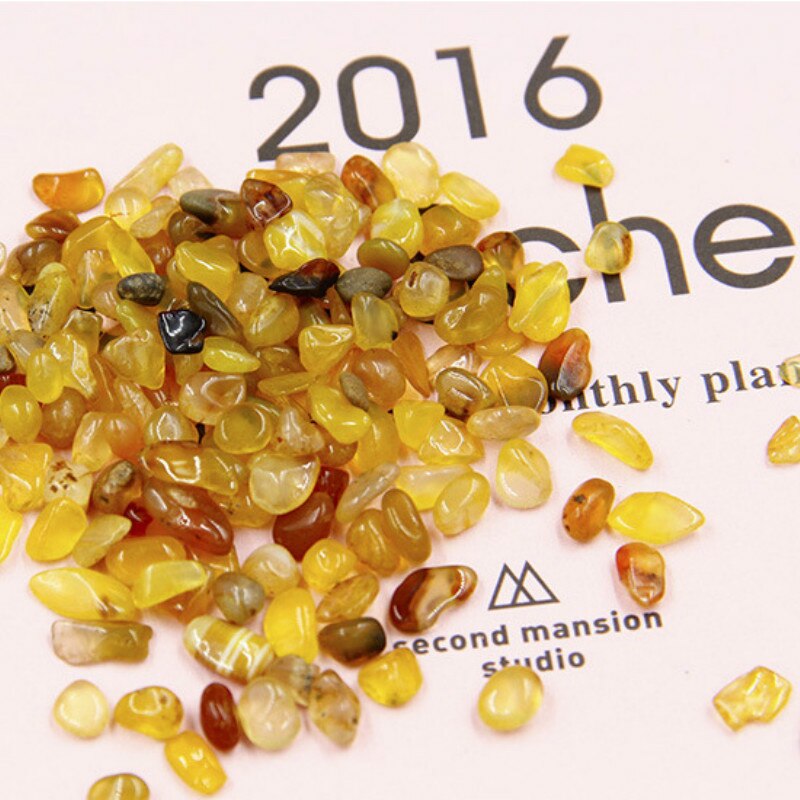 Natural Crystal Tiny Stones Irregular Shapes Resin Art Supplies Jewelry Making Supplies Miniature Stones Beads Jewelry Findings: 08