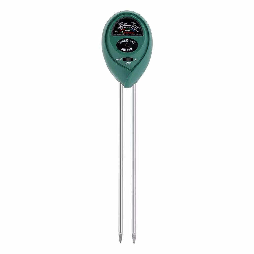 2 Packs 3 in 1 Soil Moisture Light PH Acidity Tester Plant Tester Indoor Outdoor Soil Moisture Sensor Meter Plant Hygrometer: 1 tester