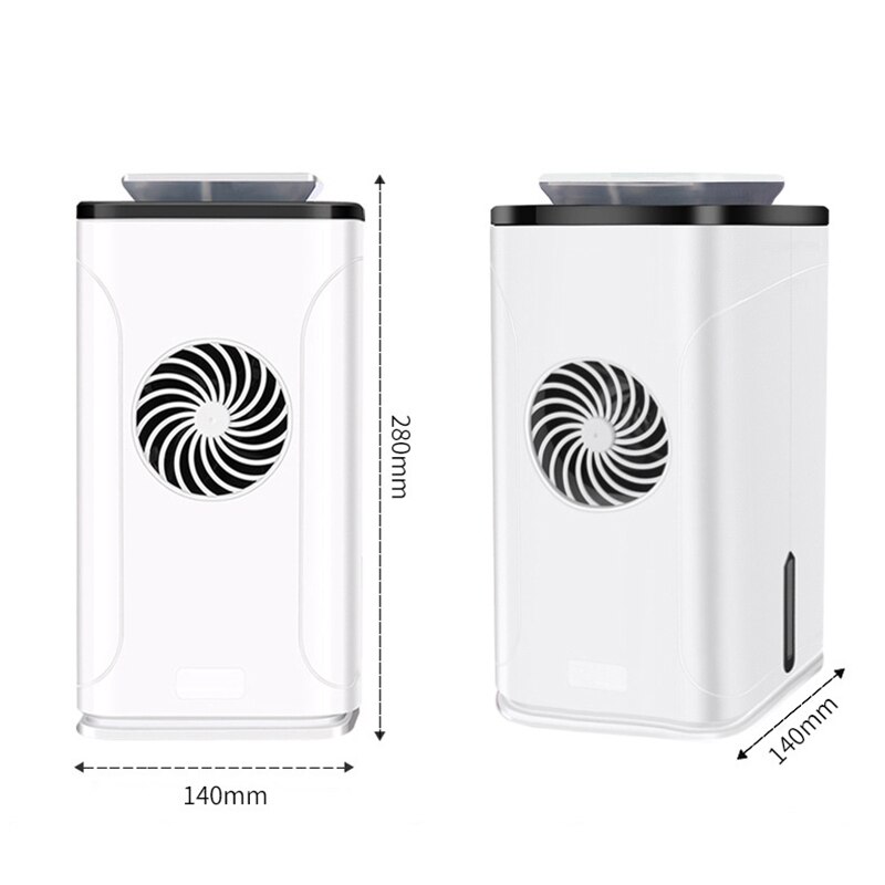 Ozone Generator Portable Mini Ozone Generator + Negative Ion Generator Air Cleaner for Odors Eliminating Air Purifier EU Plug