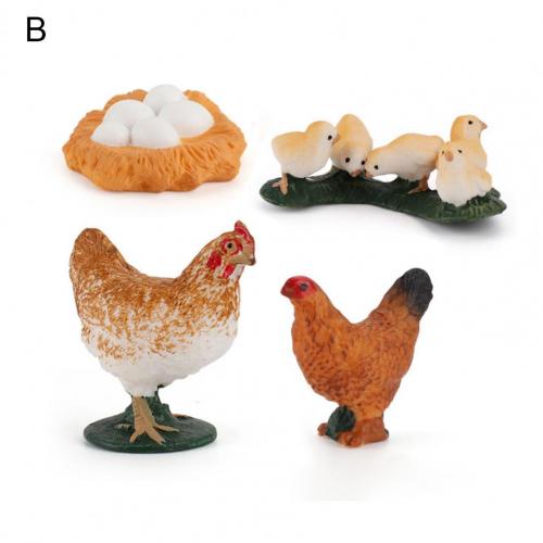 Kip Eend Gans Zwaan Groei Cyclus Simulatie Gevogelte Speelgoed Thuis Bureau Ornament Home Desk Ornament Simulatie Gevogelte Speelgoed: B