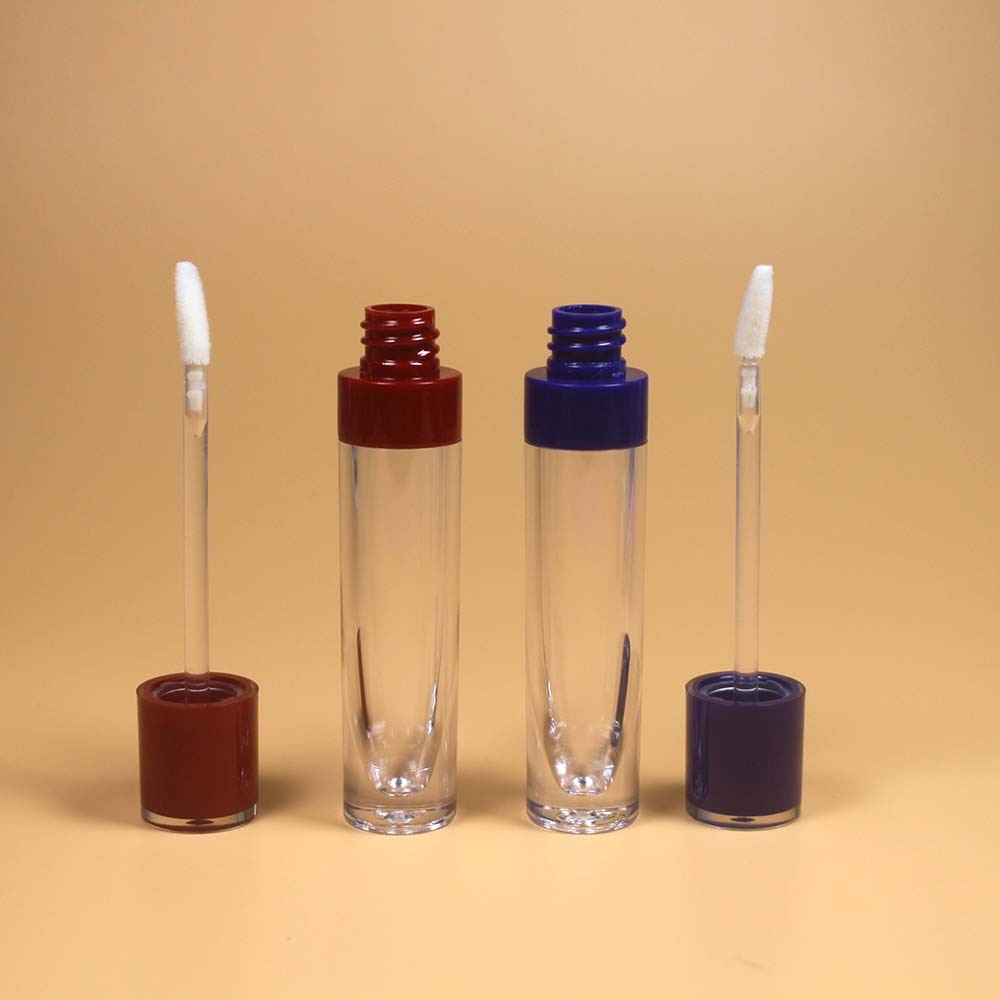 20 stk 8ml sylindret lipgloss tube plast lipgloss beholder kosmetisk lipgloss tom tube emballasje med propp