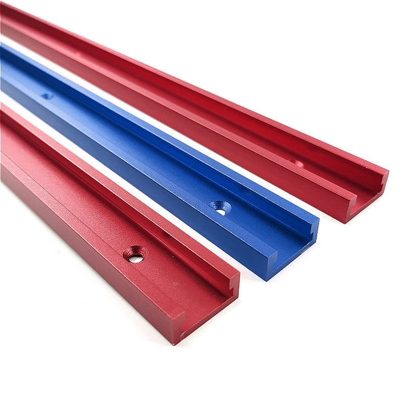 T-track Slot Miter Track T Screw T Slider 30 Model Aluminium Alloy Jig Fixture Pressure Woodworking DIY Tool 300-800MM
