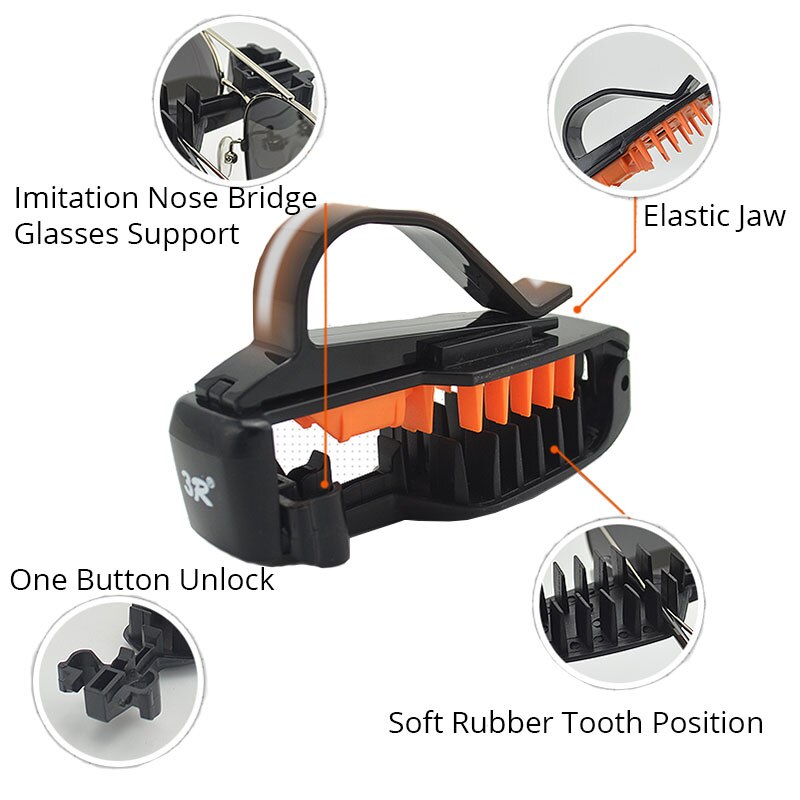 Auto Styling Zonnebril Brillen Glazen Houder Case Auto Zonneklep Accessoires Voertuig Ticket Clip