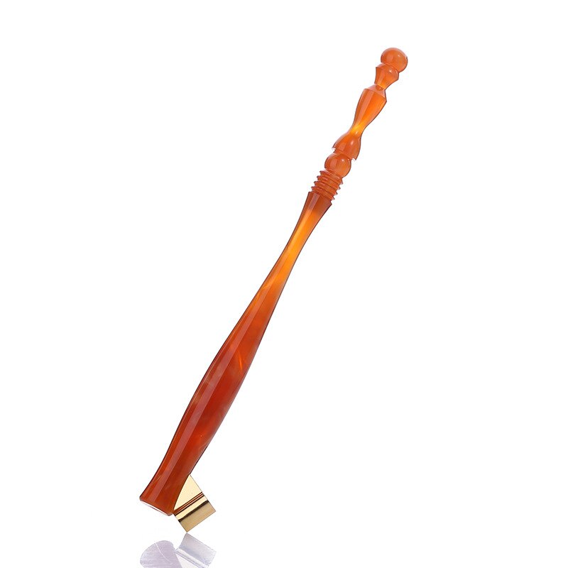 Verre Imitation Résine Oblique Dip Porte-Plume Calligraphie Porte-Plume Dip Porte-Stylo Stylo Tige: 8