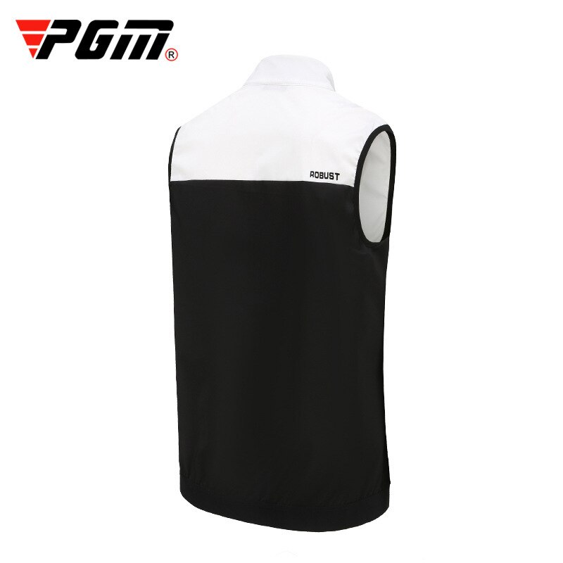 Chaleco de Golf para hombre, ropa sin mangas con cremallera completa, abrigo impermeable a prueba de viento, uniforme de competición, chaquetas de abrigo de cintura para primavera e invierno