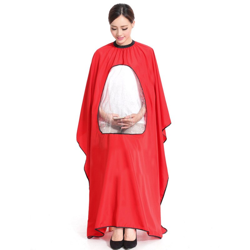 Perspective Haircut Cloth Hairdress Hair Cut Perm Waterproof Non-stick Hair Clot Kids Adult Salon Hairdressing Cape Hairdresser
