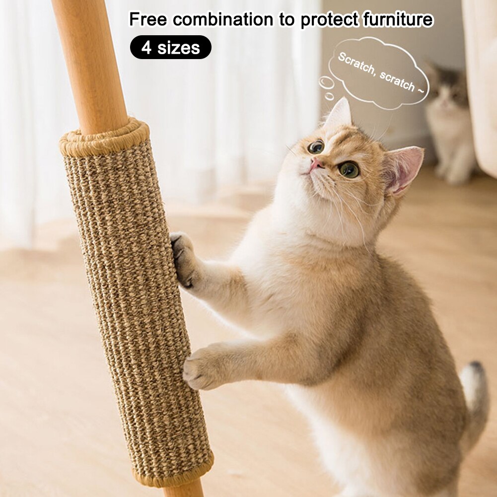 Cat Scratcher Sisal Mat Board Cat Scratch for Sharpen Nails Scraper Cats Tree Cat Toys Chair Table Sofa Mats Furniture Protector