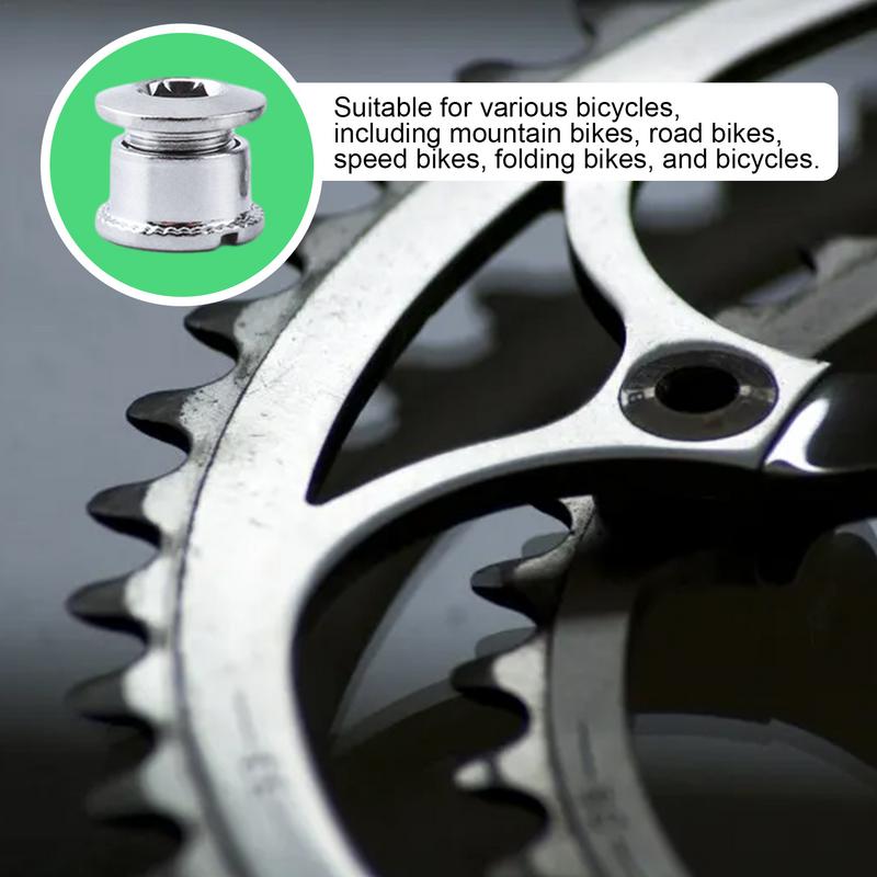 Crank Schroeven Stalen Kettingdruk Schroeven Fiets Accessoires Lichtgewicht Kettingwiel Bevestigingsbouten Kettingwiel Schroeven Fiets Accessoires Voor