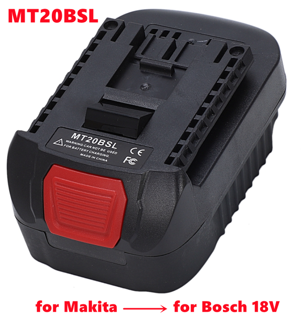 Power Tool Adapter DM18M Converter For Dewalt 18V Li-ion Battery for Makita Milwaukee Bosch Ryobi Hitache Metabo Worx Devon Tool: MT20BSL