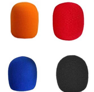 Revers Microfoon Voorruit Foam Blauw Oranje Zwart Hoge Dichtheid Duurzaam Licht Gewicht Fit Strak Voor Boya Paarse Kleur