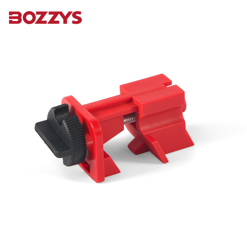 BOZZYS Serrature di bloccaggio per interruttori universali multipolari abbinate a lucchetti e contangenti per il blocco dell'isolamento elettrico: Rosso