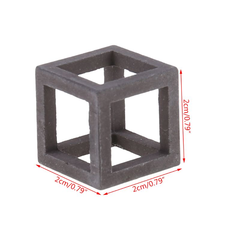 5 Pack Aquarium Dekor Keramik kubisch Höhle Haus Landschaft Ornament für Kleine Fische Garnelen Cichlid Versteckt Rest laichen