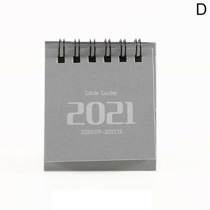 Desk Calendar Dual Daily Schedule Table Planner Standing Calendar Yearly Agenda Organizer Home Office Supplies: silver gray